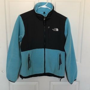 North Face Denali Fleece Jacket - Blue & Charcoal